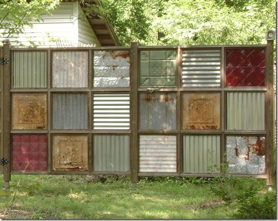 Corrugated Fence